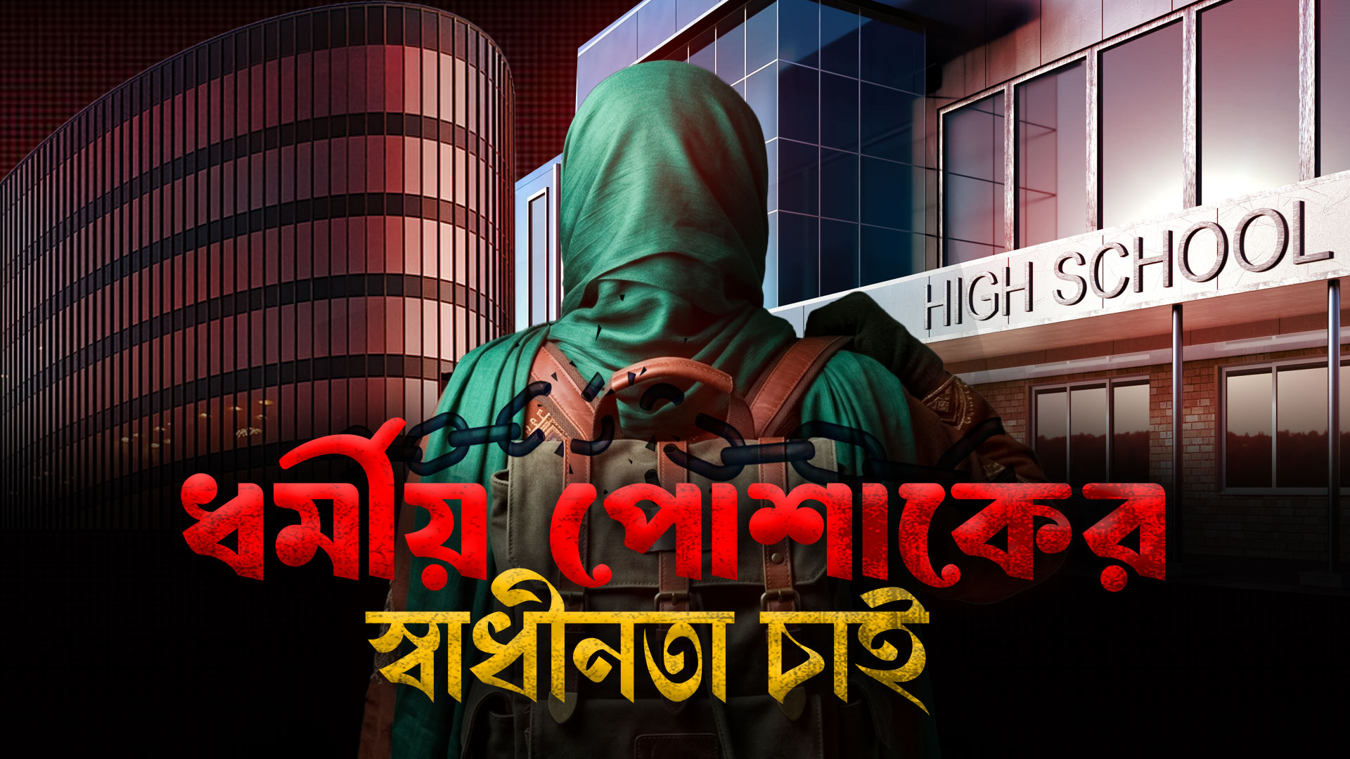 ধর্মীয় পোশাকের স্বাধীনতা চাই