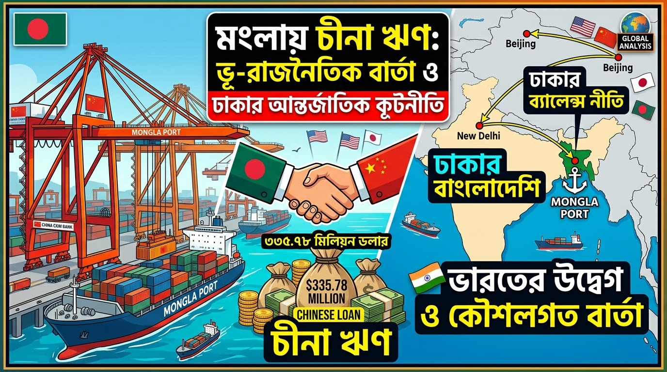 মংলায় চীনা ঋণ ভূ-রাজনৈতিক বার্তা ও ঢাকার আন্তর্জাতিক কূটনীতি