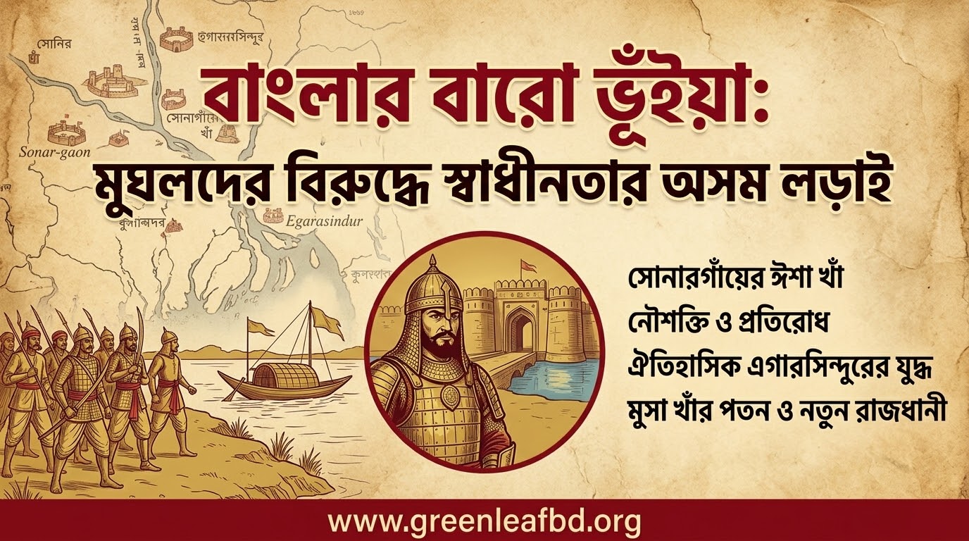 বাংলার বারো ভূঁইয়া মুঘল সাম্রাজ্যের বিরুদ্ধে স্বাধীনতার এক অসম লড়াই